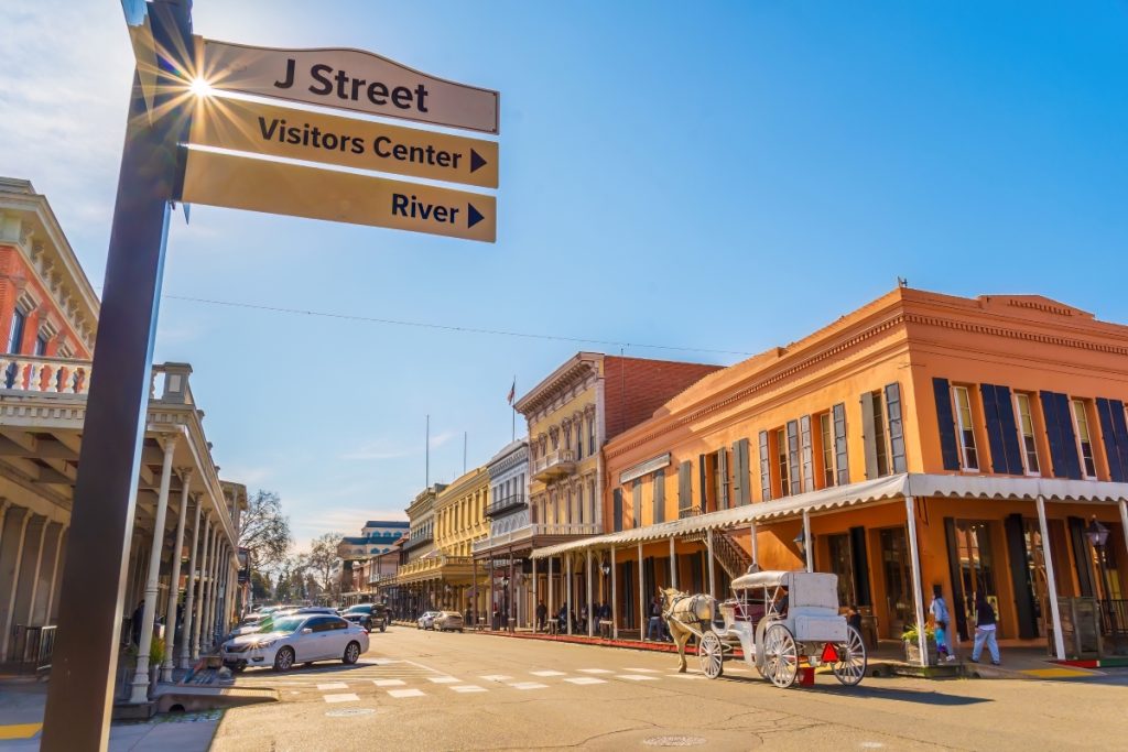 Historic old town of Sacramento. Image Shutterstock f11photo