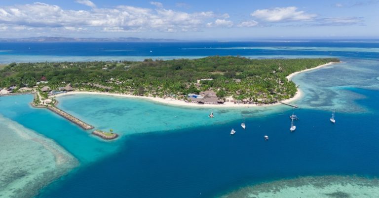 Plantation Island Resort Aerial Featured