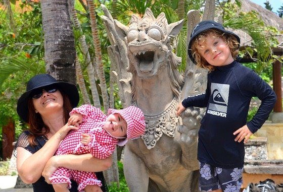 Bali with the family - Aleney with Rafferty and Marlo aleney marlo and raff 560