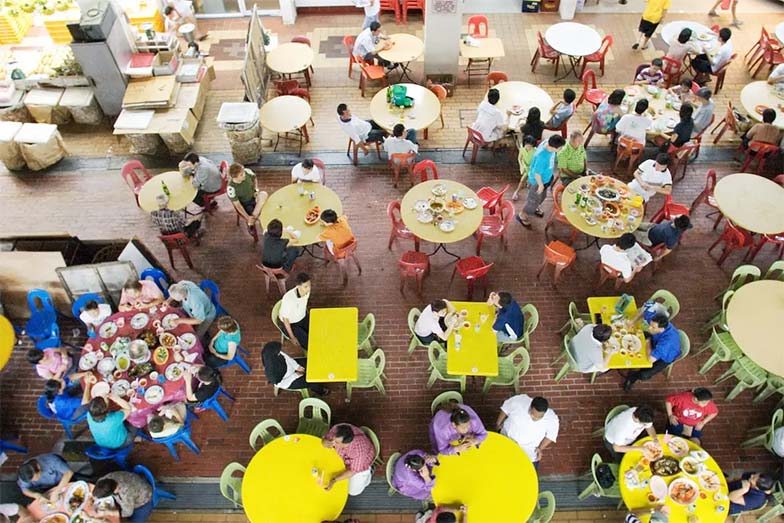 One of Singapores fabulous Hawker Centres. Image Singapore Tourism