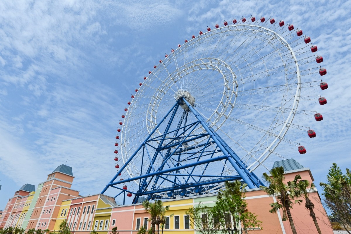 The Sky Dream Ferris Wheel in LIHPAO Discovery Land, Taiwan. Image Wikimedia Commons licensed under CC BY SA 4.0