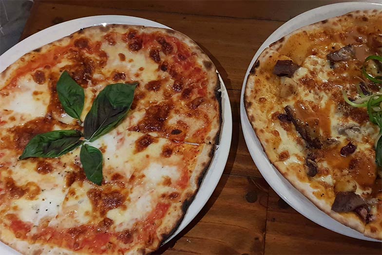 Delicious pizza from The Church in Bathurst. Picture: Alison Godfrey