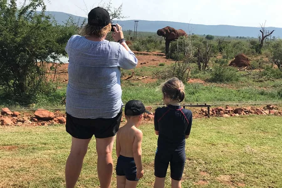 the family on safari in south africa