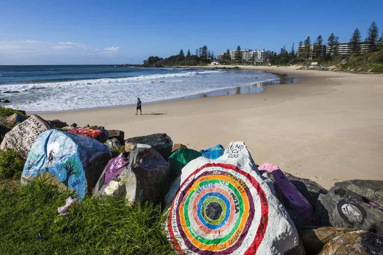The Port Macquarie breakwall. Image Destination NSW