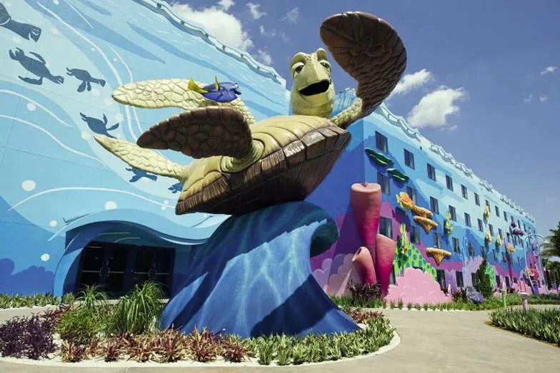 Stay in the Finding Nemo wings of Disneys Art of Animation Resort. Image Matt Stroshane