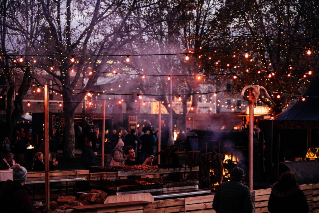 Winter Feast, part of Hobart's annual Dark Mofo winter festival. Image Adam Gibson Tourism Tasmania
