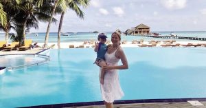 Club Med's Rachael Harding and son James at Club Med Kani in the Maldives Featured
