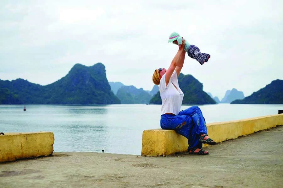 Joyful times on Cat Ba Island. Image: Kyle Rodriguez