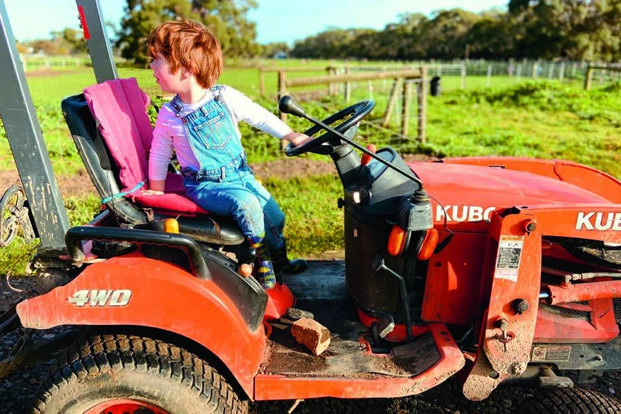 farmer jasper on his tractor