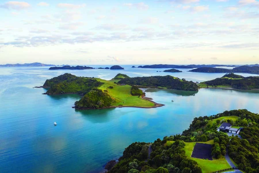 explore the bay of islands in northland. image shaun jeffers paroa bay winery