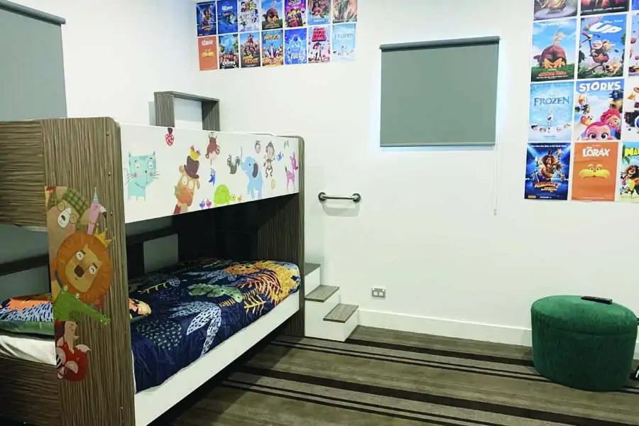 bunk beds in the new kids cottage at crowne plaza hunter valley