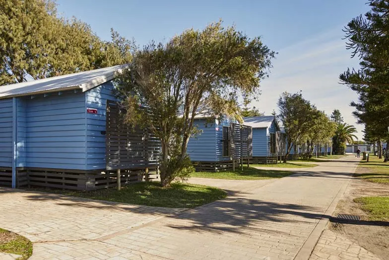 pelican cabins at toowoon bay holiday park