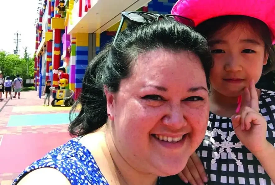 sally and lyann at legoland japan