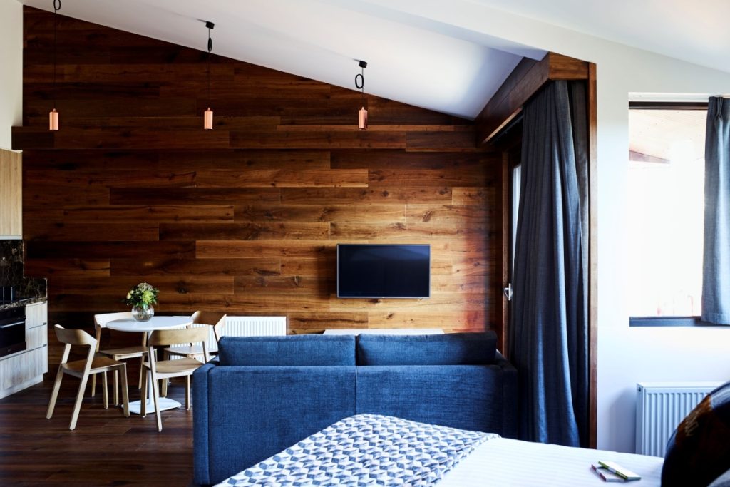 A family studio apartment at the Astra Falls Creek