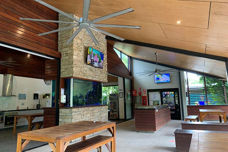 The camp kitchen at BIG4 Gold Coast Holiday Park