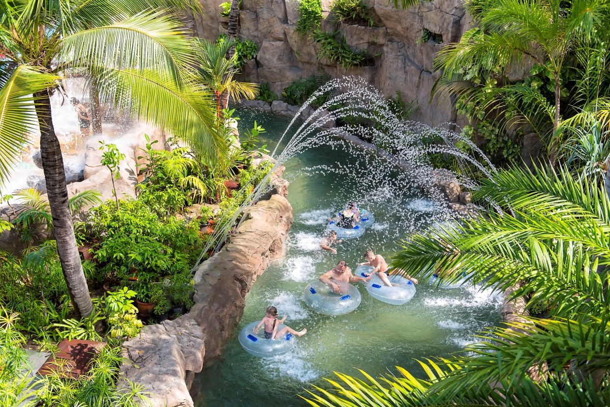 Lazy river at Centara Grand Mirage Beach Resort Pattaya