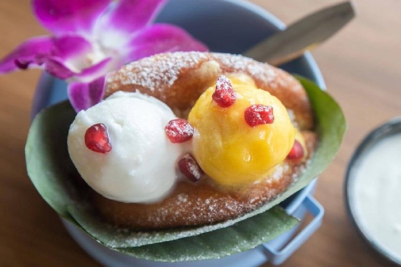 Mango and lime ice cream from Bao Bao