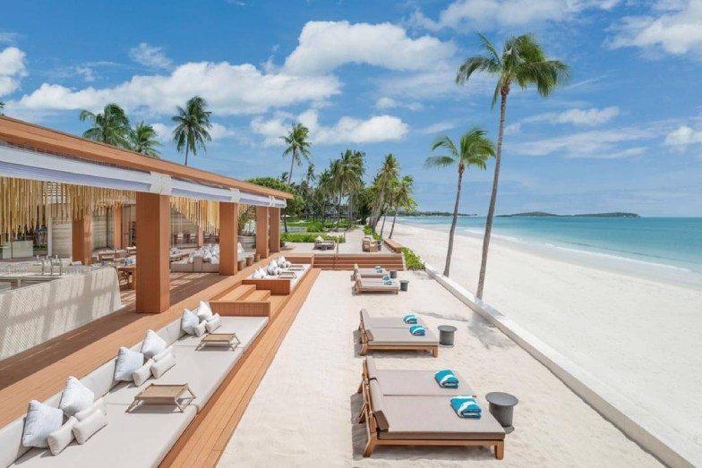 Relax on a sun lounge at Centara Reserve Samui 1