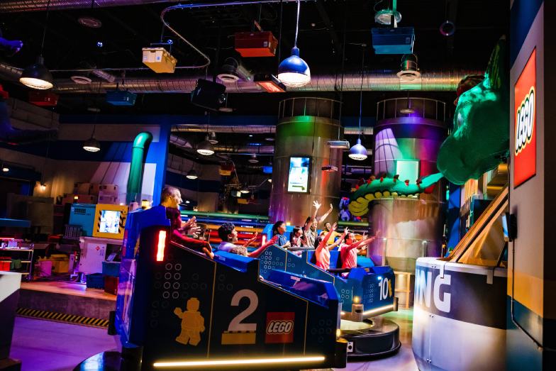 The LEGO Factory Adventure Ride at LEGOLAND New York Resort. Image: The LEGO Group