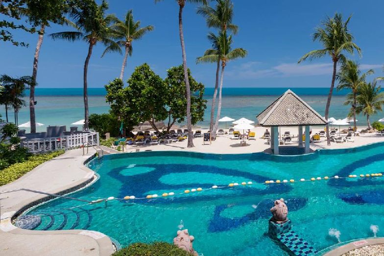 The pool at Centara Villas Samui 2