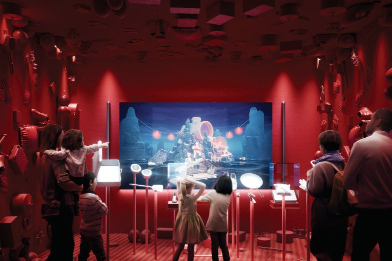 An artist impression of the Foley Room at ACMI