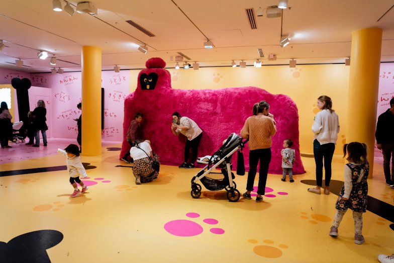 Families at the National Gallery of Victoria. Image Visit Victoria