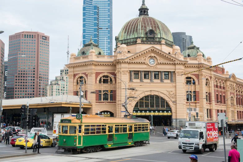 The City Circle Tram in Melbourne. Image Visit Victoria