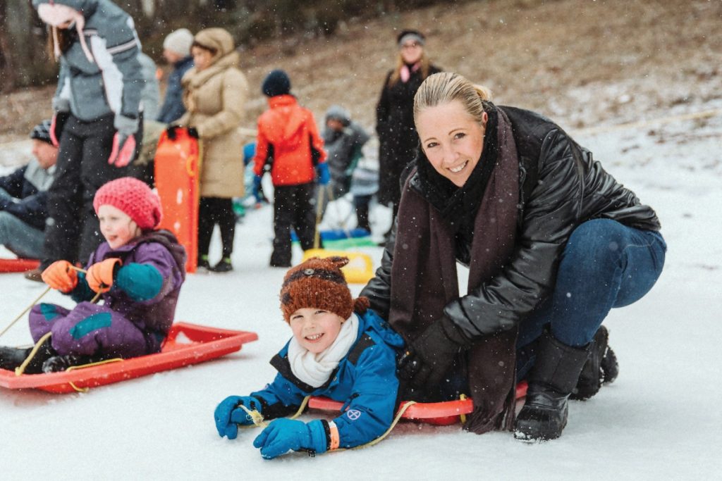 Try tobogganing at Corin Forest near Canberra