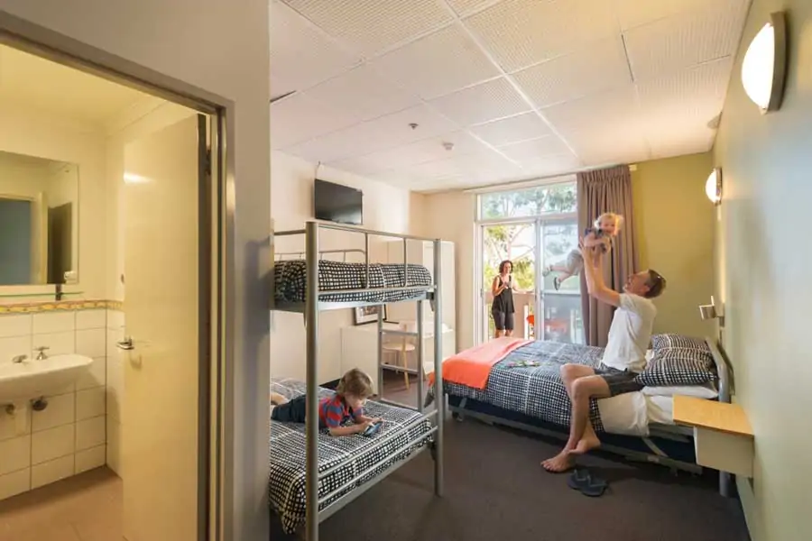 a family room at adelaide city yha