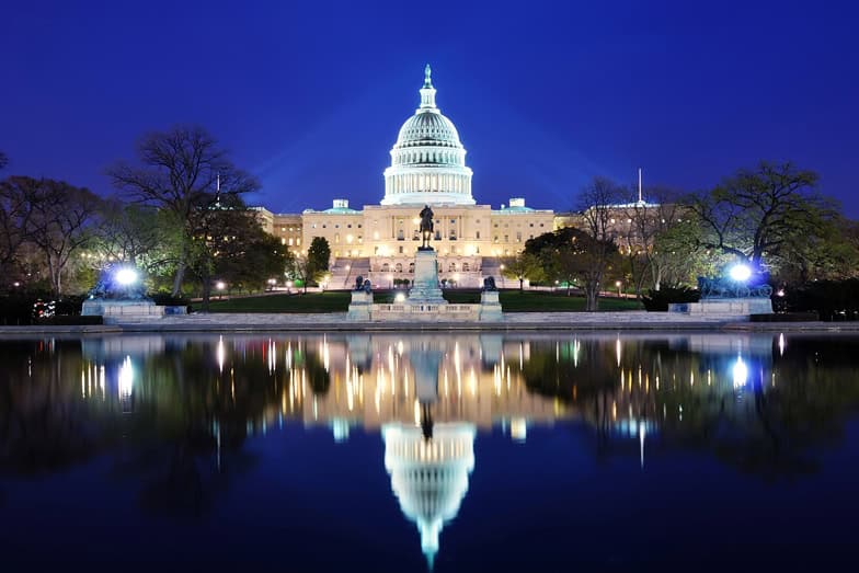 Capitol Hill Building in Washington, D.C. Image: Depositphotos