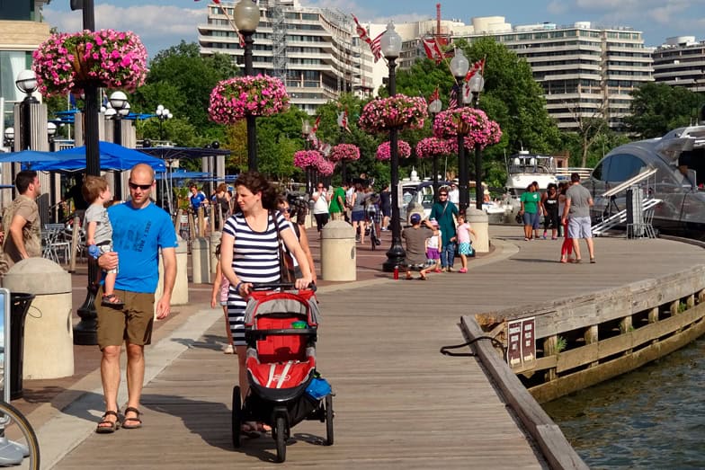 Georgetown Waterfront in Washington, D.C. Image: iStock