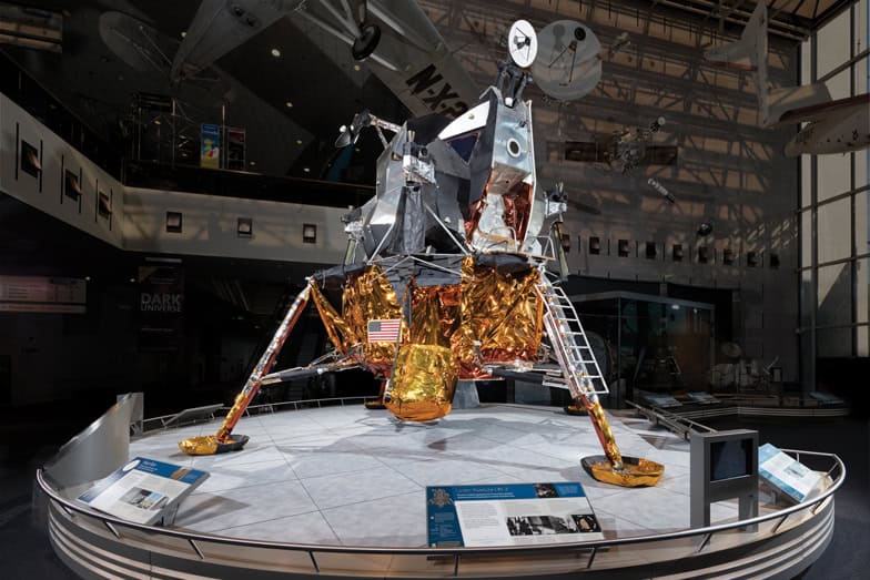 Lunar module 2 on display at Smithsonians National Air and Space Museum in Washington.jpg