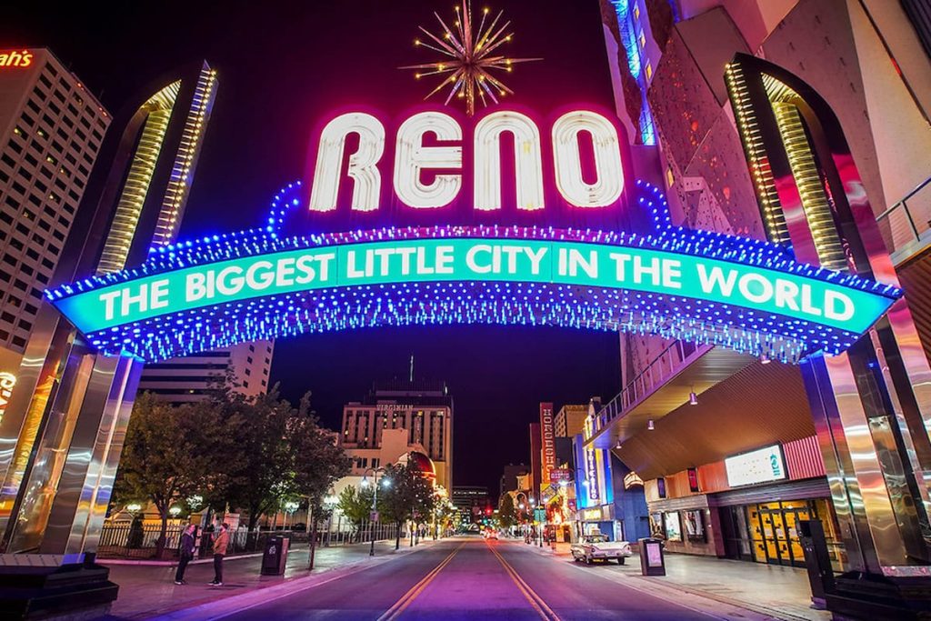 One of Reno's famous Arches. Image: RSCVA