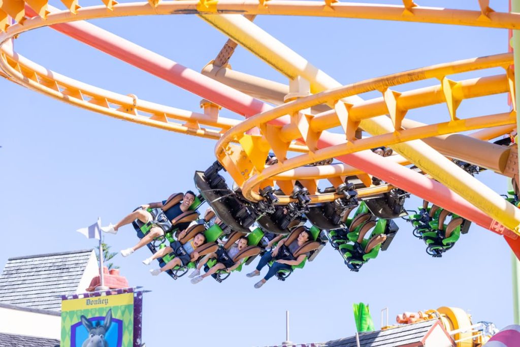 Rollercoaster at Dreamworld Tourism and Events Queensland