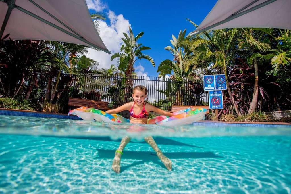 The toddler pool at BIG4 Gold Coast Holiday Park