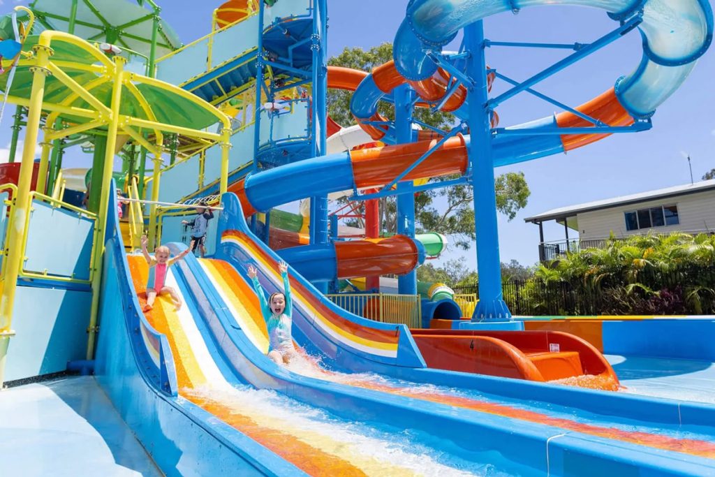 The water park at BIG4 Gold Coast Holiday Park