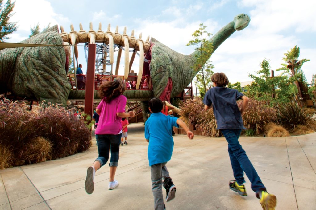 Climb inside life-sized dinosaurs at Discovery Cube Orange County