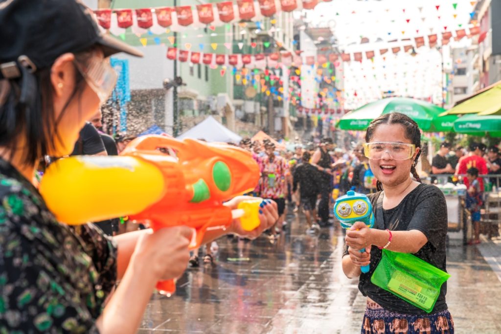 Khao San Road Songkran Festival in Bangkok. Image Tourism Authority of Thailand (TAT)