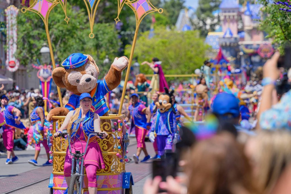 The Celebrate Happy Cavalcade Disneyland Resort 70th Celebration