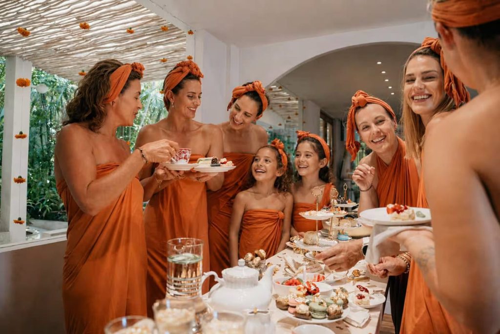 airbnb family island spa party